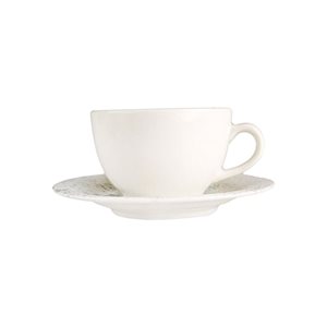 Ceasca pentru ceai cu farfurioara, portelan, 215ml, " Ethos Smoky" - Porland