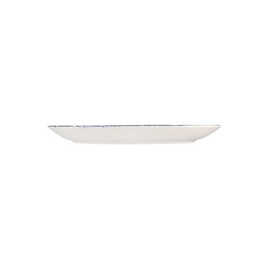 Farfurie ovala, portelan, 21cm, "Vortex" - Porland