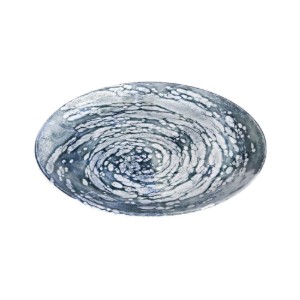 Farfurie ovala, portelan, 26cm, "Vortex" - Porland