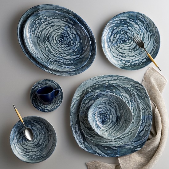 Platou oval, portelan, 32cm, "Vortex" - Porland