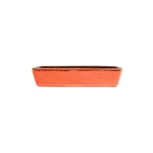 Farfurie mic dejun, portelan, 13x8,5cm, "Seasons", Portocaliu - Porland