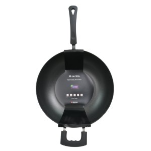 Tigaie wok, aluminiu, 30cm, "Primary" - Zokura