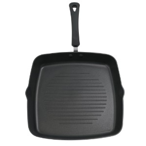 Tigaie grill patrata, aluminiu, 28x28cm, "Primary" - Zokura