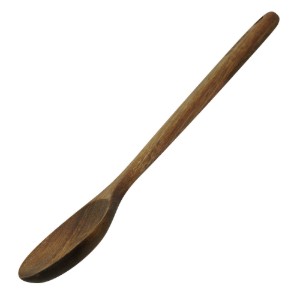 Lingura ovala, lemn de acacia, 35 cm - Zokura