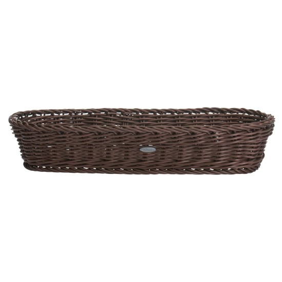 Cos oval pentru baghete, 40 x 16 cm, Maro - Saleen