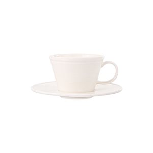 Ceasca pentru ceai cu farfurioara, portelan, 170ml, "Alumilite Line" - Porland
