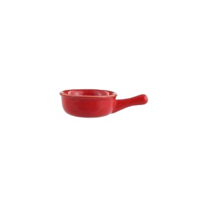 Mini vas cu maner, portelan, 9,5cm, "Seasons", Rosu - Porland