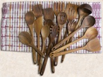 Spatula wok, lemn de acacia, 35 cm - Zokura