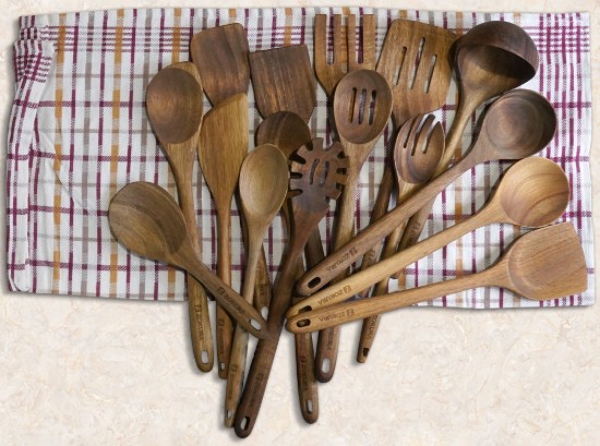 Polonic, lemn de acacia, 31 cm - Zokura