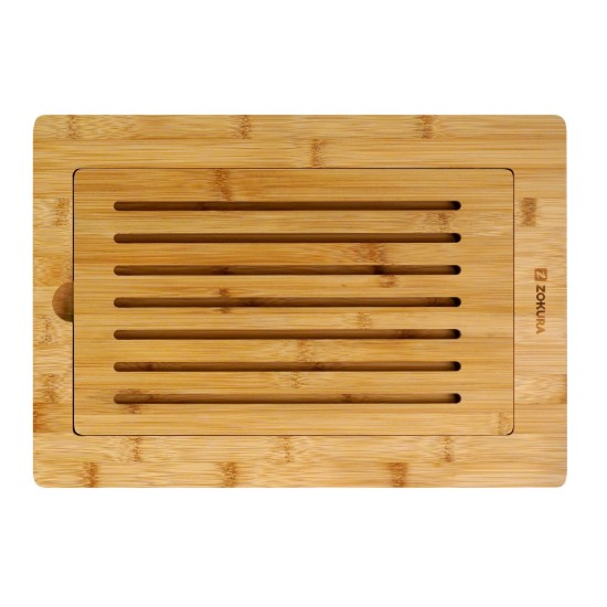 Tocator pentru paine, bambus, 40 x 28 cm, grosime 2 cm - Zokura