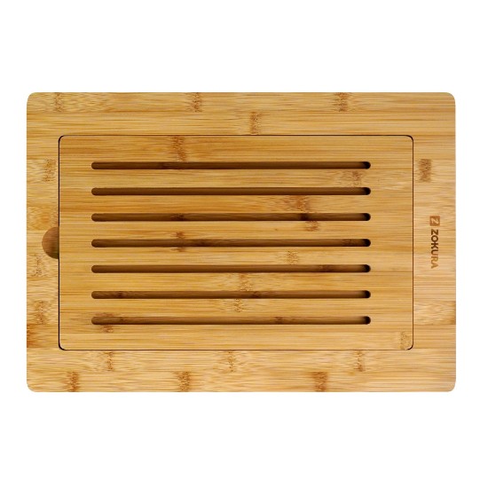 Tocator pentru paine, bambus, 40 x 28 cm, grosime 2 cm - Zokura
