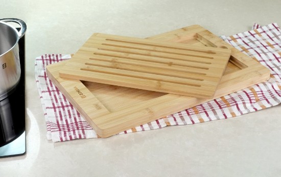 Tocator pentru paine, bambus, 40 x 28 cm, grosime 2 cm - Zokura