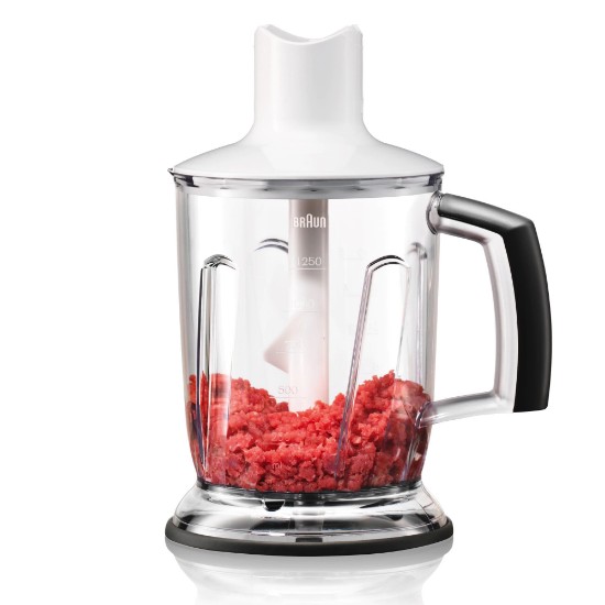 Chopper pentru blender vertical, 1,25L, Alb - Braun