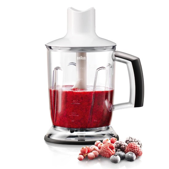 Chopper pentru blender vertical, 1,25L, Alb - Braun