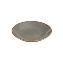 Farfurie adanca, portelan, 21cm, "Seasons", Gri inchis - Porland