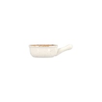Mini vas cu maner, portelan, 9,5cm, "Seasons", Bej - Porland