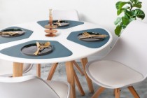 Suport farfurii (napron), 32 x 48 cm, "Togo", Blue - Tiseco
