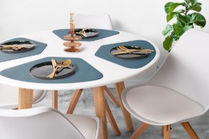 Suport farfurii (napron), 32 x 48 cm, "Togo", Blue - Tiseco