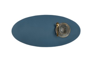Traversa masa, 33x70 cm, "Togo", Blue - Tiseco