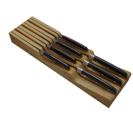 Suport depozitare cutite, bambus, 42,5 x 9,8 cm - Zokura