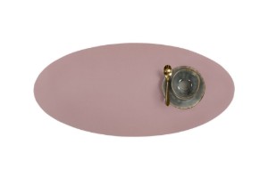 Traversa masa, 33x70 cm, "Togo", Mauve - Tiseco