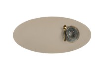 Traversa masa, 33x70 cm, "Togo", Taupe - Tiseco
