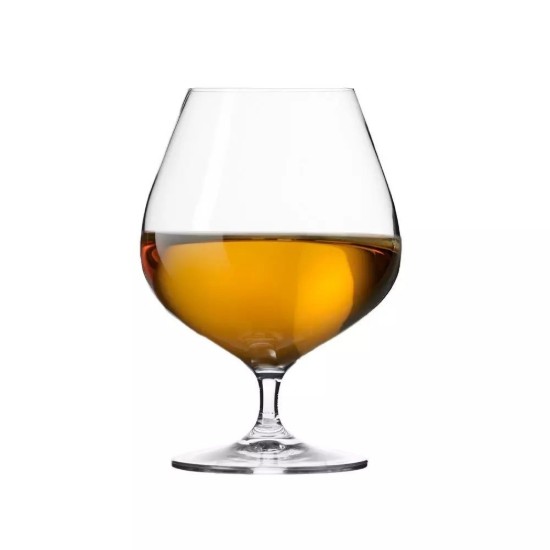 Set 6 pahare coniac, sticla cristalina, 590ml, "Harmony" - Krosno