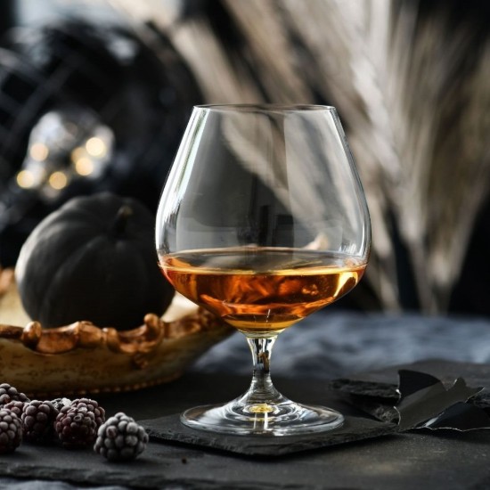 Set 6 pahare coniac, sticla cristalina, 590ml, "Harmony" - Krosno