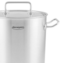 Oala inox, cu capac, 32cm/25L, "Commercial" - Demeyere