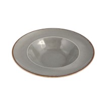 Farfurie adanca, portelan, 26cm, "Seasons", Gri inchis - Porland