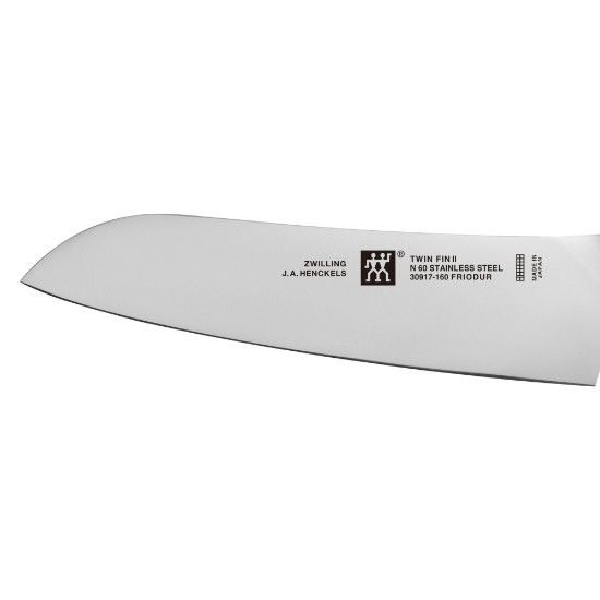 Cutit Santoku, 17cm, "TWIN Fin II" - Zwilling