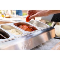 Recipient cu capac ingrediente pizza, inox, 16,2x17,6 cm - Ooni