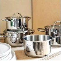 Set mini-cratite, 7 piese, inox, "Mini 3" - Demeyere
