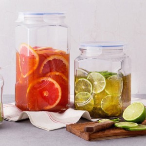 Recipient depozitare, sticla, 3000ml, "Big Canister" - Glasslock