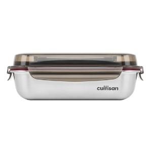 Caserola dreptunghiulara, inox, 1900ml, "Flora" - Cuitisan