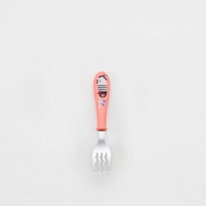 Set tacamuri copii, 2 piese, inox, "Infant", Roz - Cuitisan