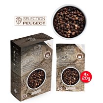 Set 4 pliculete piper negru Tan Hoi, 4x20g, "Spices" - Peugeot