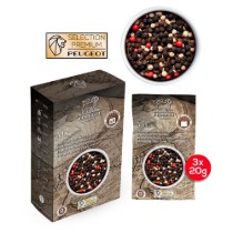 Set 3 pliculete mix piper pentru carne rosie 3x20g, "Spices" - Peugeot