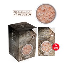 Set 7 pliculete de sare roz grunjoasa 7x50g, "Spices" - Peugeot
