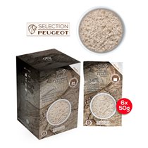 Set 6 pliculete de sare de mare umeda 6x50g, "Spices" - Peugeot