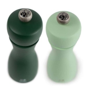 Set 2 rasnite sare si piper, 15 cm, "Tahiti Water", Moss&Mint - Peugeot