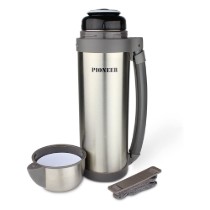 Termos vacuum, inox, 1,8 L, "Pioneer", Argintiu - Grunwerg Termos vacuum, inox, 1,8 L, "Pioneer", Argintiu - Grunwerg