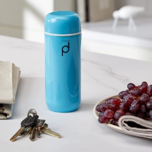 Termos inox, 200 ml, "DrinkPod", Albastru - Grunwerg