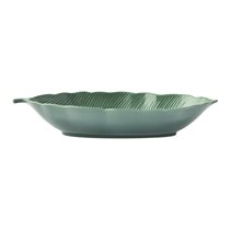 Bol portelan, 30 x 13 cm, "Tropical Leaves Green" - Nuova R2S