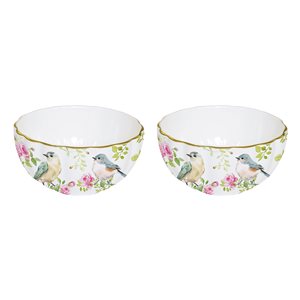 Set 2 boluri, portelan, 12 cm, "Spring Time" - Nuova R2S