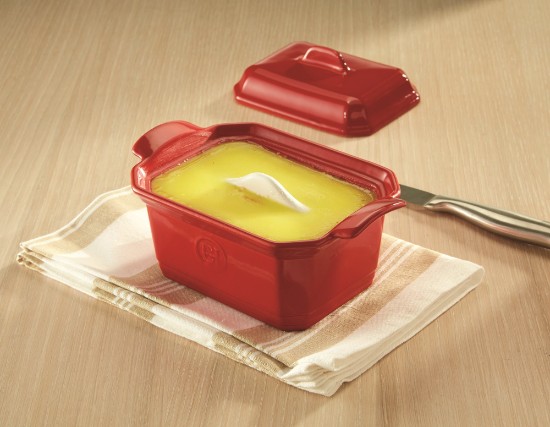 Vas Terrine, ceramica, 19x12cm/0,63L, Burgundy - Emile Henry