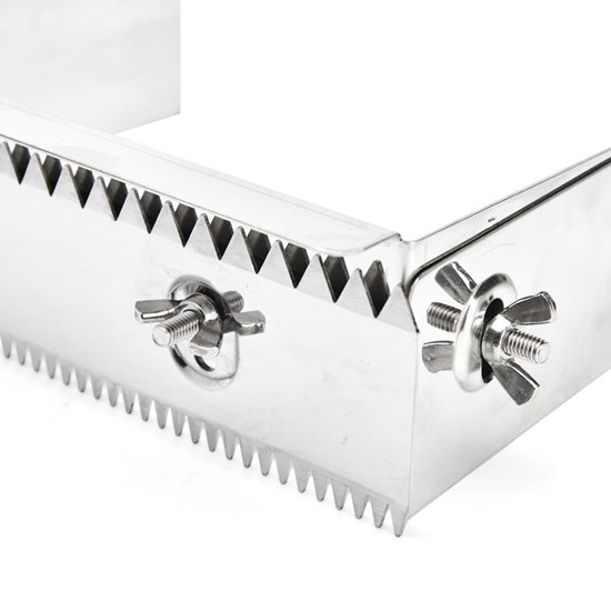 Scraper reglabil pentru prajituri, inox, 42,5x17x6cm - de Buyer