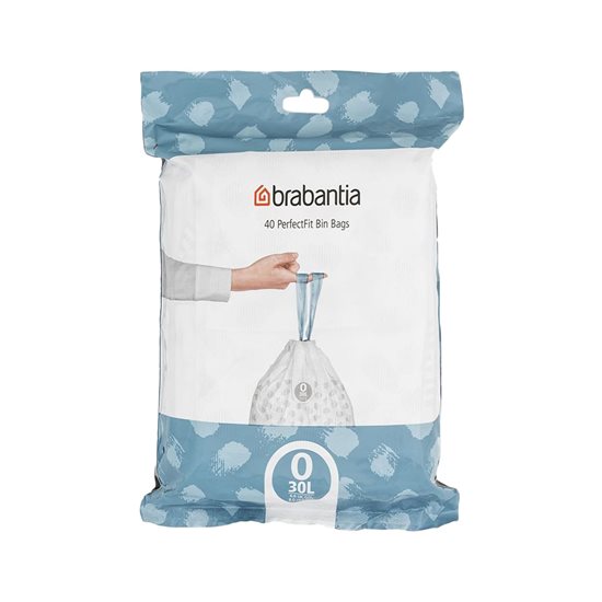 Saci de gunoi cod O, 30 L, 40 buc. - Brabantia