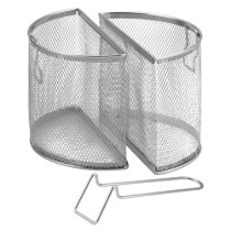 Oala pentru paste, cu 2 cosuri, inox, 22cm/6L - Zokura