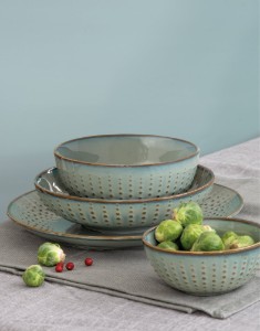 Bol, portelan, 20cm, "Drops Celadon" - Nuova R2S